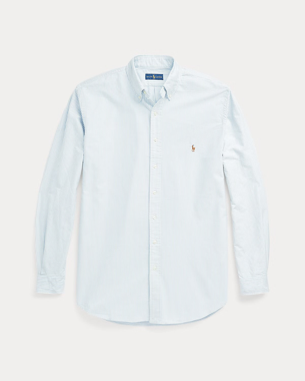 Camisa às riscas Oxford Custom fit