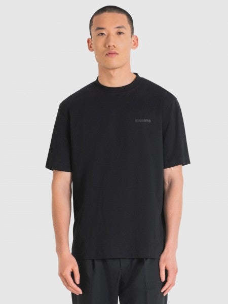 T-shirt de gola redonda